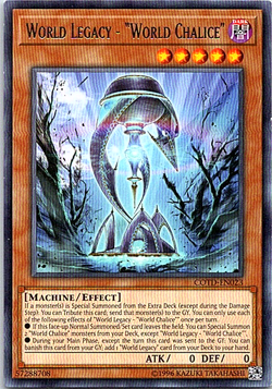 Yu-Gi-Oh! - World Legacy - "World Chalice" COTD-EN023 - Rare - UNLIMITED - NM/M - Image 1