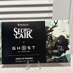 MTG Secret Lair x Ghost Of Tsushima RAINBOW FOIL EDITION Sealed, In Hand!! - Image 1