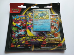 Pokemon TCG Mega Evolution 3 Pack Blister - Golduck In Hand Factory Sealed - Image 1