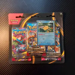 Pokemon TCG Mega Evolution Golduck 3 Pack Blister Brand New Sealed In Hand - Image 1