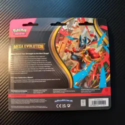 Pokemon TCG Mega Evolution Golduck 3 Pack Blister Brand New Sealed In Hand - Image 2