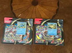 Pokemon TCG Mega Evolution 3-Pack Blister Set of 2 Psyduck and Golduck IN HAND - Image 1