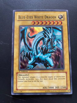 Blue-Eyes White Dragon - SKE-001 - Super Rare - 1st Ed NM💎 - Yu-Gi-Oh! - Image 1