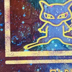2000 Ancient Mew Pokemon TCG Movie Promo Double Holo Foil Rare. Nice Swirl 🍥 - Image 3