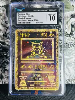 Ancient Mew ✨CGC 10💎 Holo Rare 2000 Vintage Promo Pokemon TCG Double Swirl 💫🔥 - Image 4