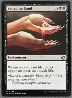 1x Sanguine Bond NM Eng MTG - Iconic Masters - Image 1