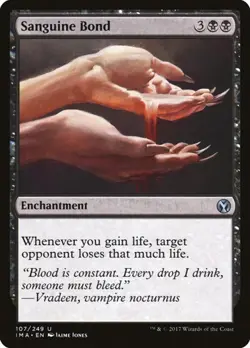 1x Sanguine Bond NM Eng MTG - Iconic Masters - Image 1