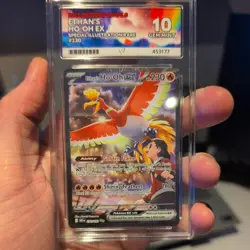 Pokemon Ethans Ho-Oh EX Card Destined Rivals 230/182 ACE 10 GEM MINT - Image 2