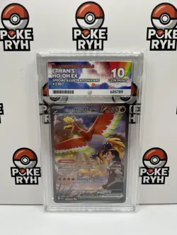 Pokemon Ethans Ho-Oh EX Card Destined Rivals 230/182 ACE 10 GEM MINT - Image 1
