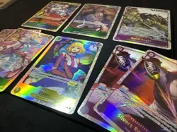 One Piece OP-13 SR Lot 8 Cards - Image 2