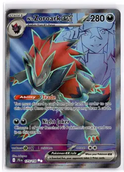 Pokemon TCG N's Zoroark ex - 175/159 SV09: Journey Together Ultra Rare NM - Image 1