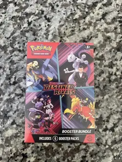 Pokemon TCG Destined Rivals Booster Bundle 6 Packs New Factory Sealed - Image 1