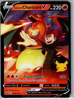 Lance's Charizard V SWSH133 SWSH: Sword & Shield Promo Cards - Pokemon Card - NM - Image 1