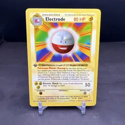 Pokemon 1st Edition Base Set Shadowless Electrode 21/102 NS1 - Image 1
