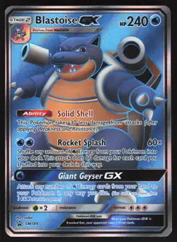 Blastoise GX - SM189 - Full Art - Black Star Promo - Pokemon Card 10 - Image 1