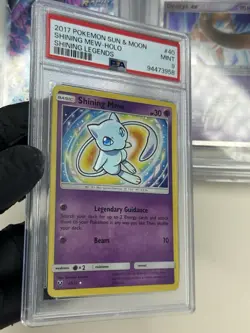 PSA 9 Shining Mew Shining Legends #40 2017 Pokemon Sun & Moon Shining Legends - Image 3