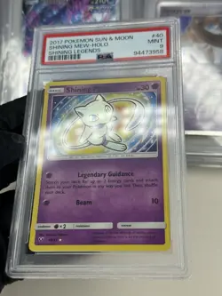 PSA 9 Shining Mew Shining Legends #40 2017 Pokemon Sun & Moon Shining Legends - Image 5