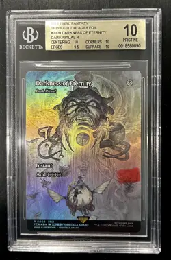 Darkness of Eternity (Dark Ritual) Foil - Final Fantasy #8 - BGS 10 - Image 1