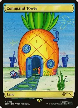 Command Tower (#7012) - Rainbow Foil Secret Lair NM MTG - Image 1