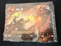 WotC Magic The Gathering Dominaria Remastered Collector Booster Box - 12 Packs - Image 1
