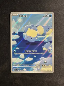 Spheal 199/191 Illustration Rare Holo Surging Sparks Pokemon Card 2024 NM - Image 1