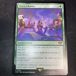 Elven Chorus (Extended) LTR-0364 Lord of the Rings Tales Middle-Earth NM+ mtg - Image 1