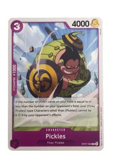 New: One Piece CCG Pickles OP07-069 500 Years in the Future Regular Common - Image 1