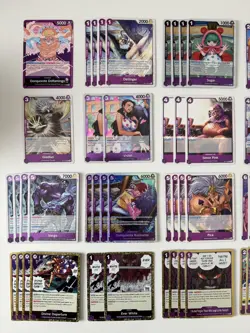 OP14 Purple Doflamingo Full Deck w/ SR, R | One Piece | MINT - Image 2