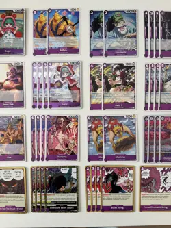 OP14 Purple Doflamingo Full Deck w/ SR, R | One Piece | MINT - Image 3