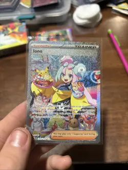Pokemon TCG Paldea Evolved Iono Full Art Holo Card 269/193 Special Illustration - Image 1