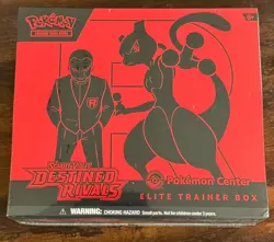 Pokemon Center Destined Rivals Elite Trainer Box ETB - Factory Sealed - Image 1