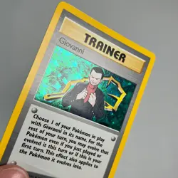 Giovanni Trainer 18/132 Unlimited Holo Pokemon Card TCG Gym Heroes LP - Image 3