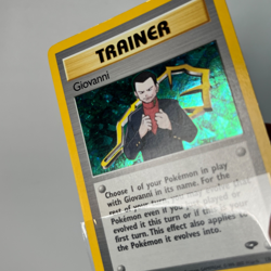 Giovanni Trainer 18/132 Unlimited Holo Pokemon Card TCG Gym Heroes LP - Image 4