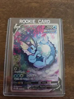 Vaporeon v SWSH181 Sword & Shield Promo Holo Pokemon TCG Card NM - Image 1