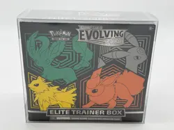 Pokemon TCG SWSH Evolving Skies Elite Trainer Box ETB Sealed w/ Plastic Case - Image 1