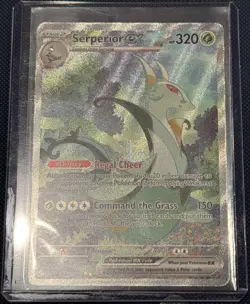 Pokemon TCG Serperior EX Sir 164/086 Black Bolt English Card Near Mint Condition - Image 2