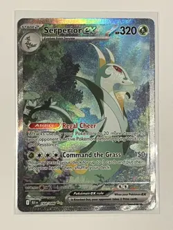 Pokemon TCG Serperior EX Sir 164/086 Black Bolt English Card Near Mint Condition - Image 1