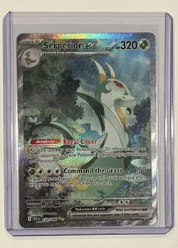 Pokemon TCG Serperior EX Sir 164/086 Black Bolt English Card Near Mint Condition - Image 3