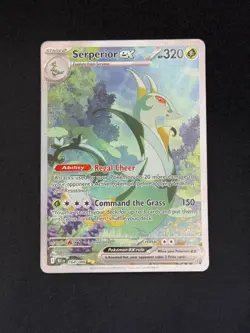Pokemon TCG Serperior EX Sir 164/086 Black Bolt English Card Near Mint Condition - Image 1