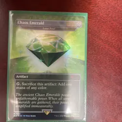Chaos Emerald (Lotus Petal) Green 7031 Secret Lair Drop Sonic Bonus MTG NM FOIL - Image 3