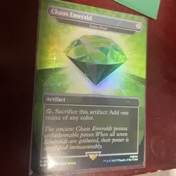 Chaos Emerald (Lotus Petal) Green 7031 Secret Lair Drop Sonic Bonus MTG NM FOIL - Image 4