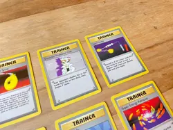 1999 Pokemon Unlimited Base Set Complete Rare Trainer Cards, Full 10 Unique Card - Image 4