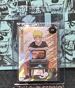 Naruto Kayou PSA Magazine Exclusive Promo NRSA-PR-003 Uzumaki Card SEALED Pack - Image 1