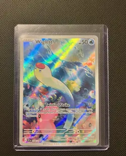 Pokemon TCG Wiglett Illustration Rare Card 206/198 Scarlet Violet - Image 1