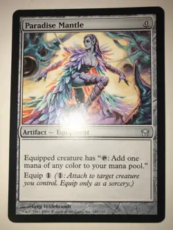 MTG Magic the Gathering Paradise Mantle (142/165) Fifth Dawn LP/NM - Image 1