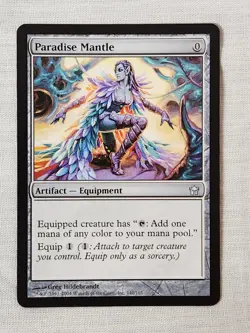 NM Paradise Mantle Fifth Dawn Mtg Magic the Gathering - Image 1