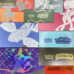 Pokemon Card Storage Box Empty Elite Trainer Box ETB Pick Your Set - Image 1