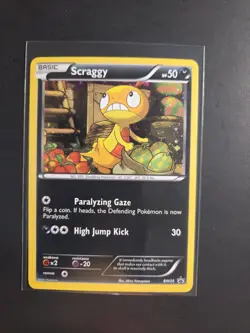 2011 Pokemon TCG - Scraggy BW Black Star Promos BW25 Holo NM - Image 1