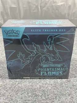 Pokemon Mega Evolution Phantasmal Flames ETB Sealed Pokemon Elite Trainer Box 🔥 - Image 1