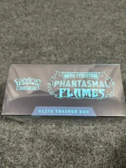 Pokemon Mega Evolution Phantasmal Flames ETB Sealed Pokemon Elite Trainer Box 🔥 - Image 2